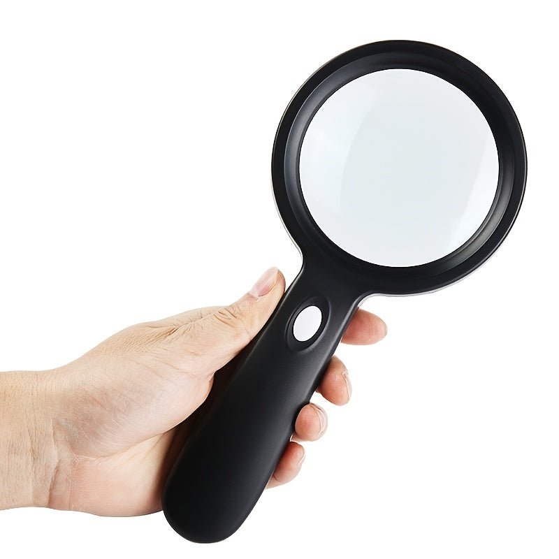 10x Magnifying LED Hand Lens with Comfort Grip