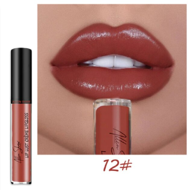 Creamy Long-Lasting Lipstick - 12 Vibrant Shades
