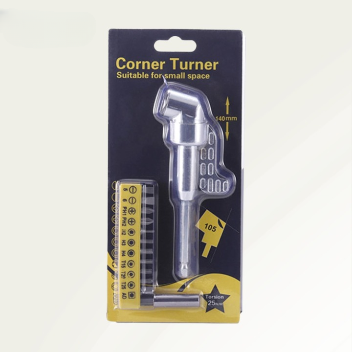 105-Degree Angle Drill Adapter for Tight Spaces