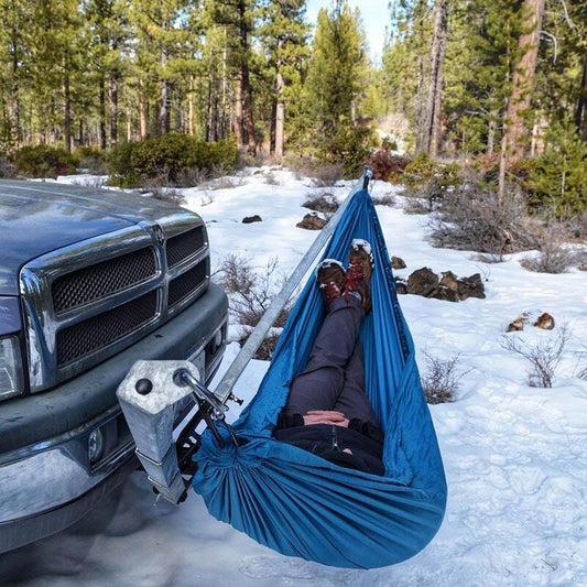 2-Person Nylon Camping Hammock with Carry Bag