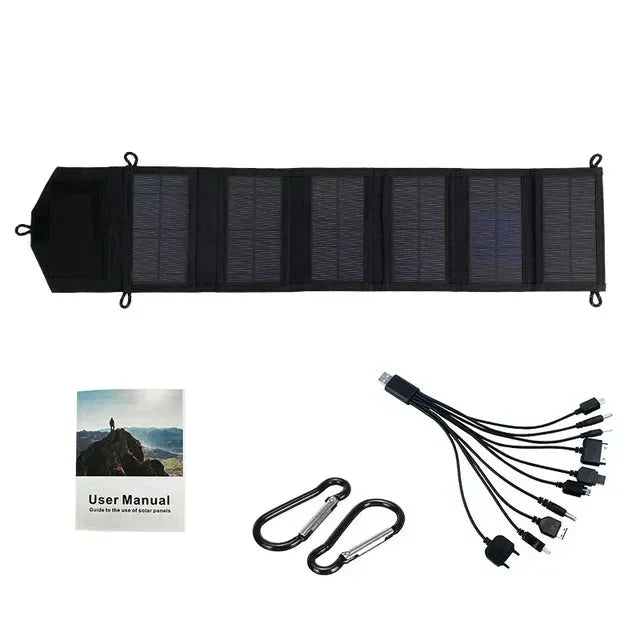 20W Foldable Solar Power Bank Charger