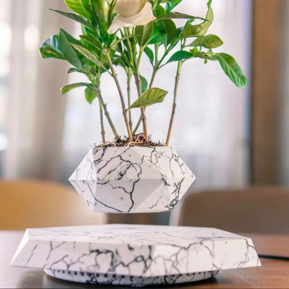 360-Degree Rotating Floating Flower Pot