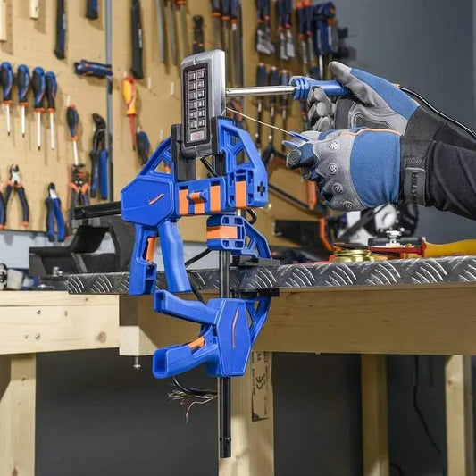 2-Piece One-Hand F-Clamp Set for Secure Clamping