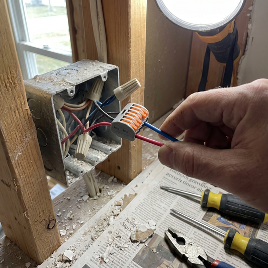 10-Piece Wire Connector Kit – Tool-Free Electrical Connections - lifestyle