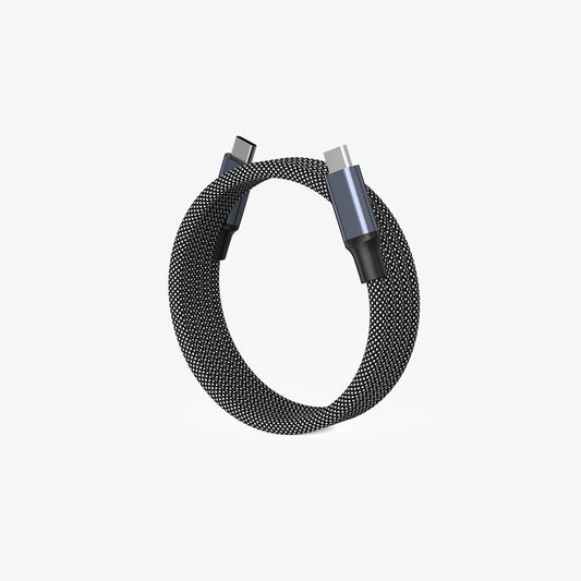100W Magnetic Spiral Fast Charging Cable