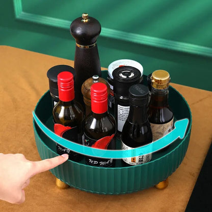 360 Swivel Rotating Spice Rack Organizer