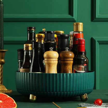 360 Swivel Rotating Spice Rack Organizer