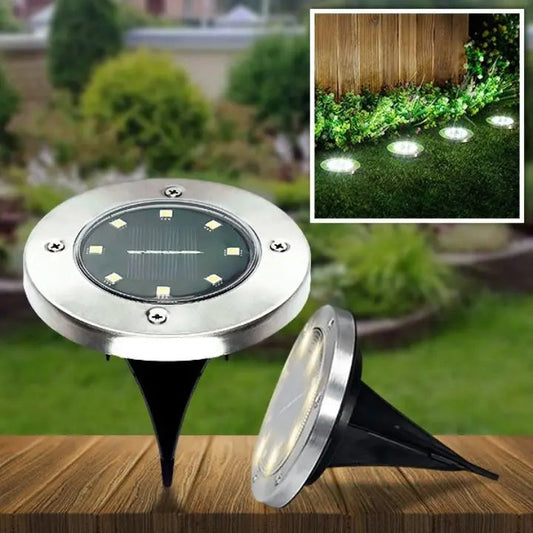 3-Pack Solar Garden Lights - Wireless Outdoor Path Lighting