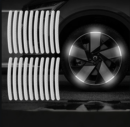 RimGlow Reflective Car Stickers for Night Visibility