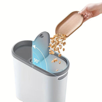 10L Whisper-Quiet Slim Bathroom Waste Bin