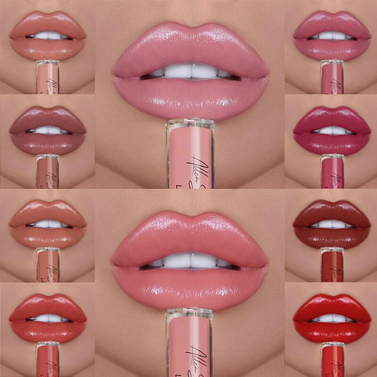 Creamy Long-Lasting Lipstick - 12 Vibrant Shades