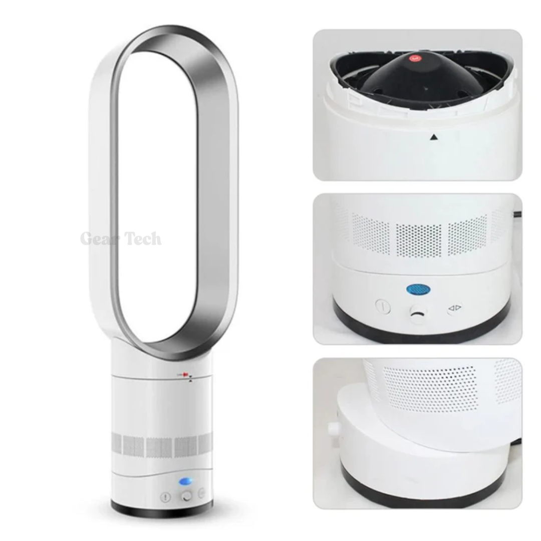 16-Inch Bladeless Cooling Fan with Remote
