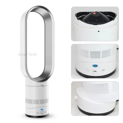 16-Inch Bladeless Cooling Fan with Remote