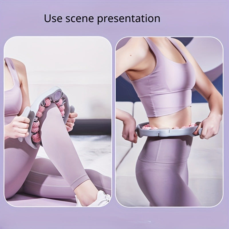 14-Roller Massage Tool for Deep Muscle Relief