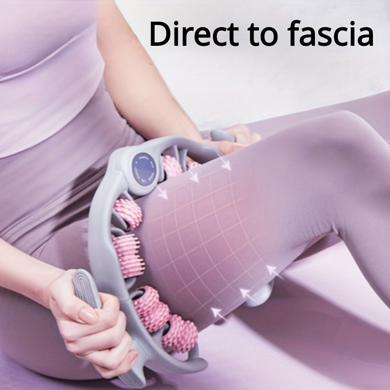 14-Roller Massage Tool for Deep Muscle Relief