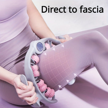 14-Roller Massage Tool for Deep Muscle Relief