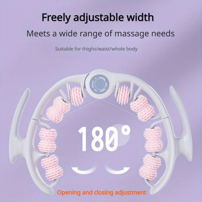 14-Roller Massage Tool for Deep Muscle Relief