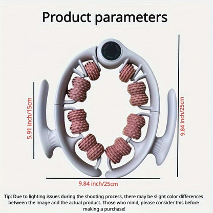 14-Roller Massage Tool for Deep Muscle Relief