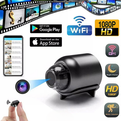 4K HD Mini Security Camera with Wide-Angle Lens