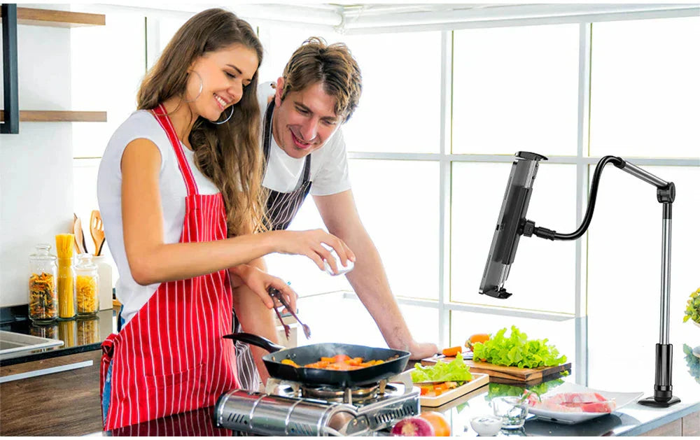 360 Adjustable Gooseneck Phone and Tablet Clamp Holder