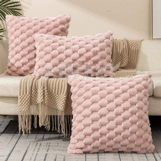 3D Textured Velvet Throw Pillow Cover