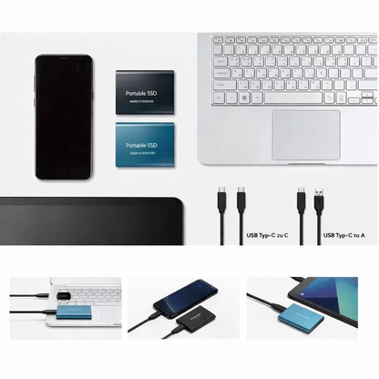 2TB Portable External Solid State Drive (SSD)
