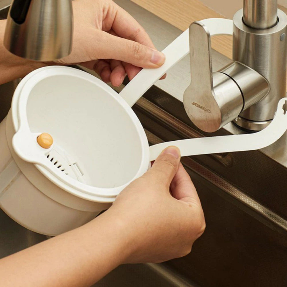 2-in-1 Kitchen Sink Drain Strainer Basket