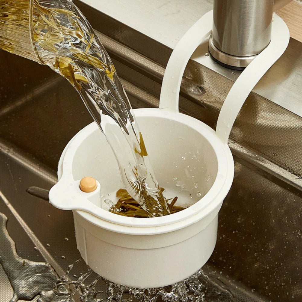 2-in-1 Kitchen Sink Drain Strainer Basket