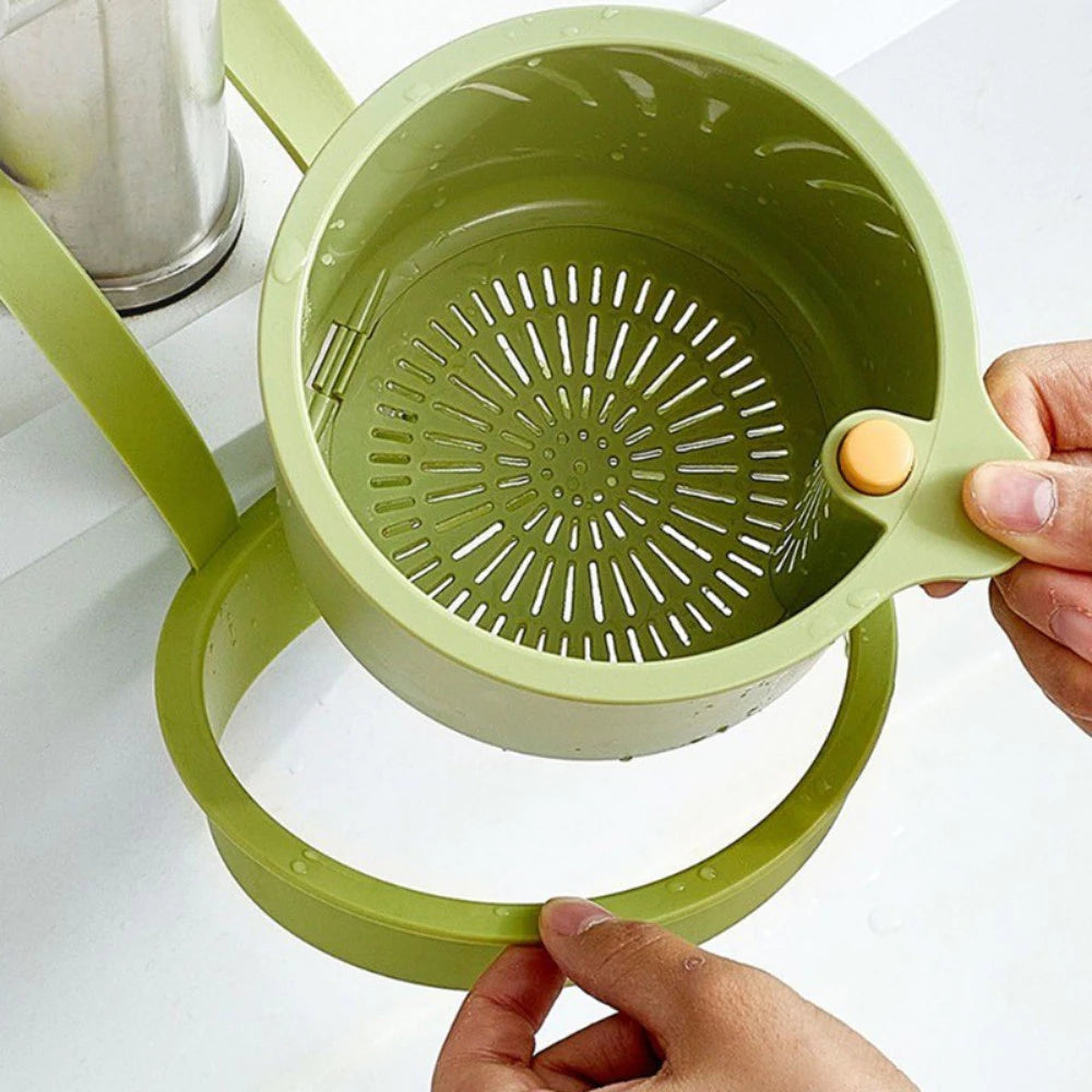 2-in-1 Kitchen Sink Drain Strainer Basket