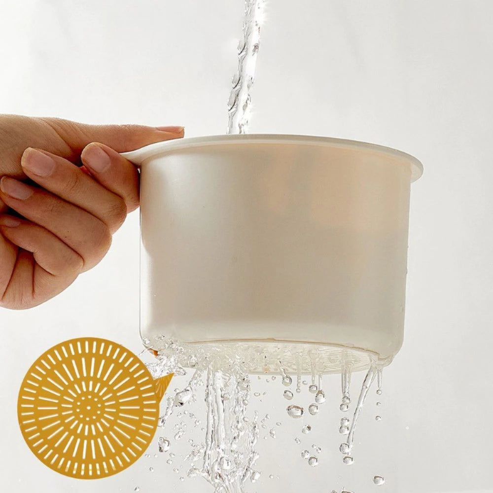 2-in-1 Kitchen Sink Drain Strainer Basket