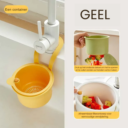 2-in-1 Kitchen Sink Drain Strainer Basket