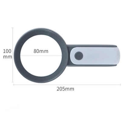 30X Handheld Magnifier for Easy Reading