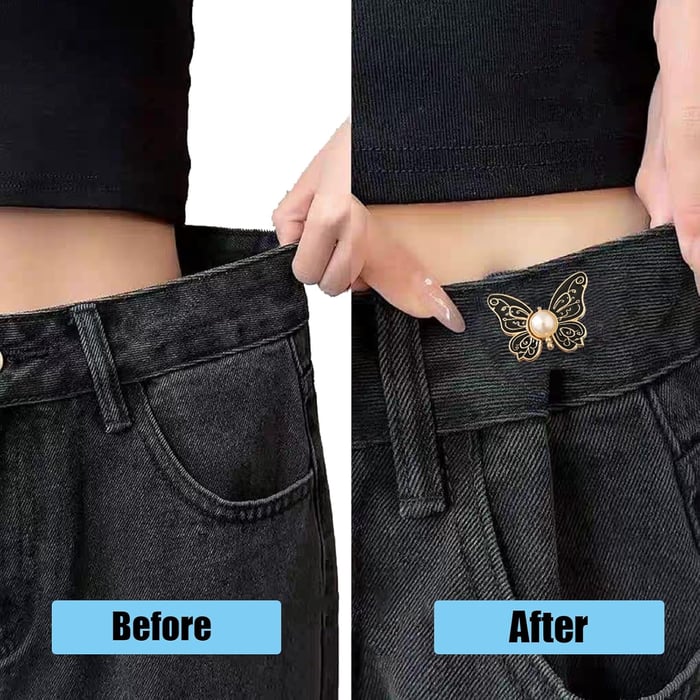 Adjustable Butterfly Waist Clips for Instant Fit