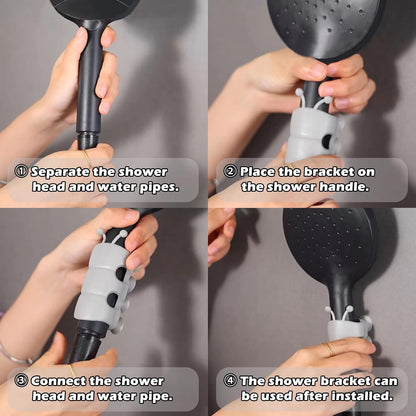 Adjustable Hands-Free Flexible Shower Holder