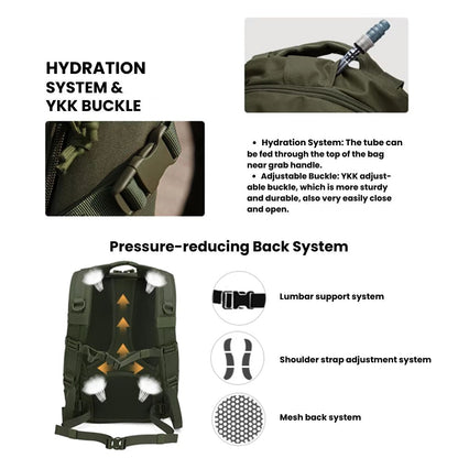 25L Adventure Backpack with Hydration Pocket