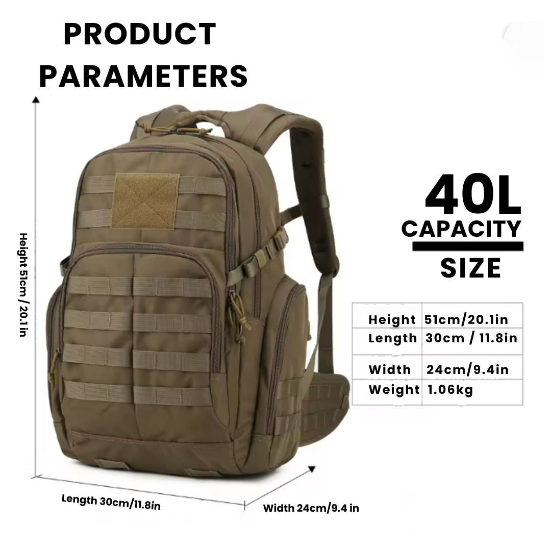 25L Adventure Backpack with Hydration Pocket
