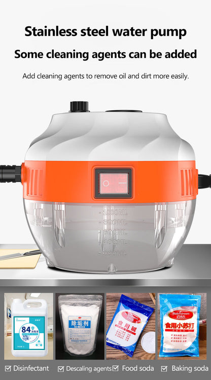 2800W Steam Cleaner for Deep Chemical-Free Cleaning