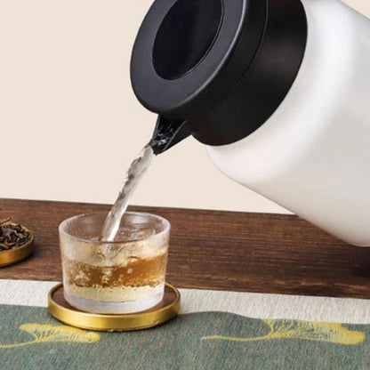 1L Insulated Floral Jug - Stainless Steel Push-Button