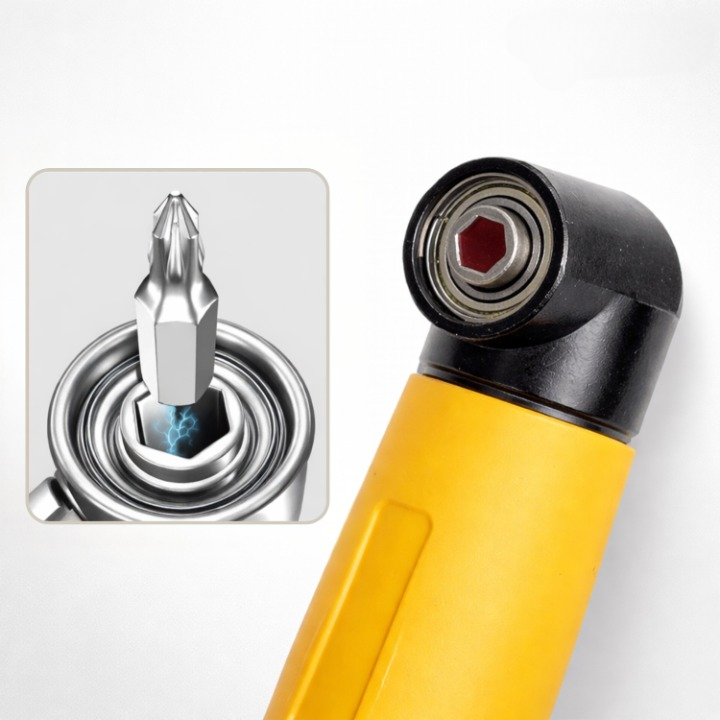 105-Degree Angle Drill Adapter for Tight Spaces