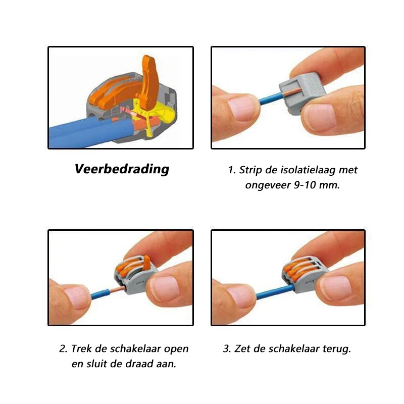 10-Piece Lever Wire Connector Kit