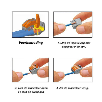 10-Piece Lever Wire Connector Kit