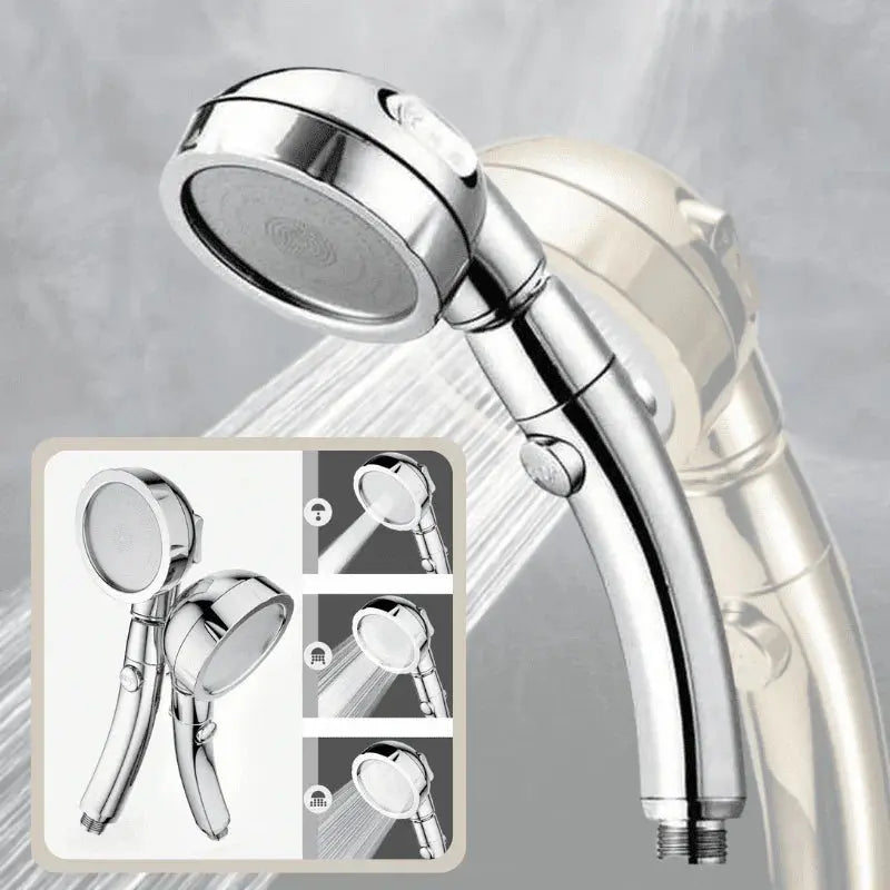 3-Spray Handheld Shower Head with Air Injection