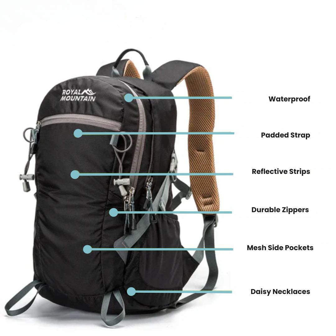 30L Waterproof Hiking & Travel Backpack