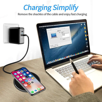 30W Fast Wireless Charger with USB Type-C