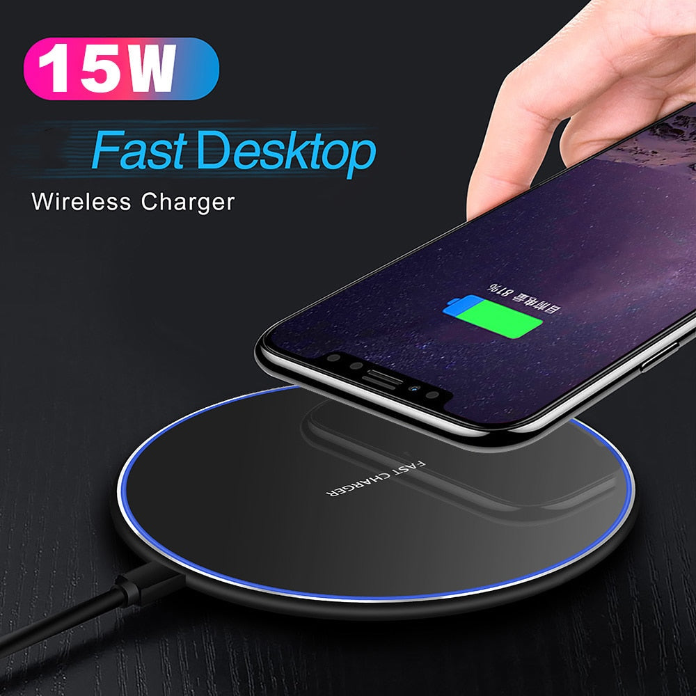30W Fast Wireless Charger with USB Type-C
