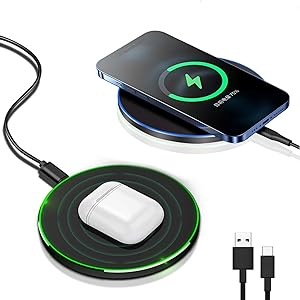 30W Fast Wireless Charger with USB Type-C