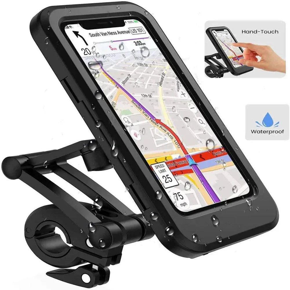 360° Waterproof Bike Phone Mount for Cycling