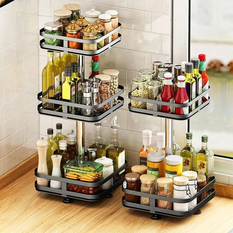 360 Degree Rotating Organizer for Cabinets