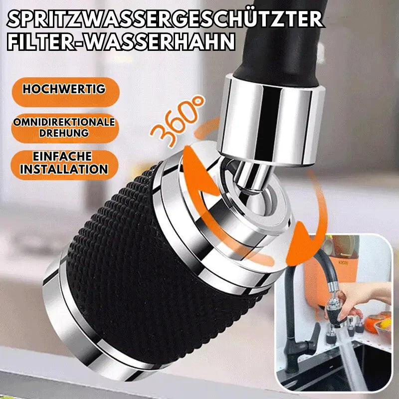360 Rotatable Faucet Attachment - Splash Control