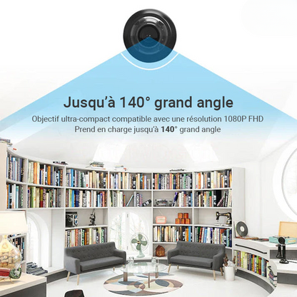 4K HD Mini Security Camera with Wide-Angle Lens